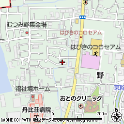 大阪府羽曳野市野276-42周辺の地図