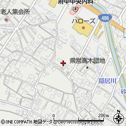 広島県府中市高木町454周辺の地図