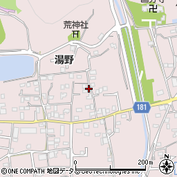 広島県福山市神辺町湯野1070周辺の地図