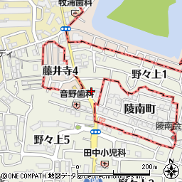 大阪府羽曳野市野々上1丁目13周辺の地図