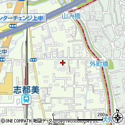 奈良県香芝市上中470周辺の地図
