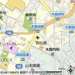 ガスト松阪大黒田店周辺の地図