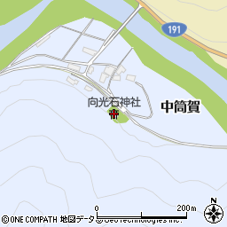 向光石神社周辺の地図