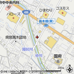 広島県府中市高木町512周辺の地図