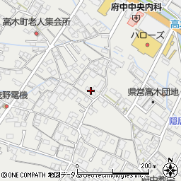 広島県府中市高木町1379周辺の地図