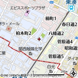 大阪府堺市堺区柏木町1丁1周辺の地図