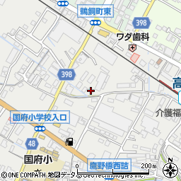 広島県府中市高木町71周辺の地図