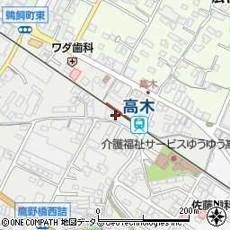 広島県府中市高木町44周辺の地図
