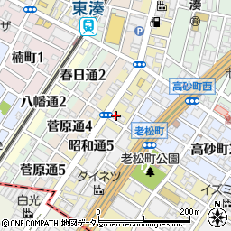 大阪府堺市堺区昭和通4丁69周辺の地図