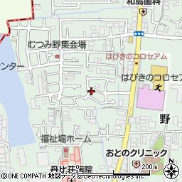 大阪府羽曳野市野276-8周辺の地図