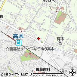 広島県府中市広谷町881周辺の地図