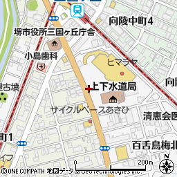 ＮＰＣ２４Ｈコーナン堺三国ヶ丘店パーキング周辺の地図