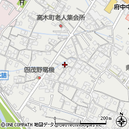 広島県府中市高木町1582周辺の地図