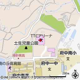 広島県府中市土生町416周辺の地図