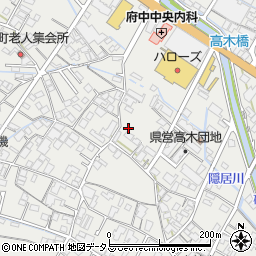 広島県府中市高木町438周辺の地図