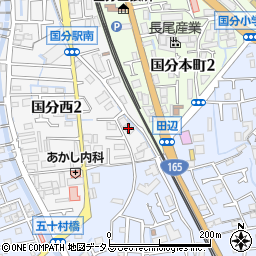 すみれ２１国分店周辺の地図