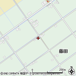 岡山県岡山市南区藤田163周辺の地図