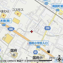 広島県府中市高木町543-2周辺の地図