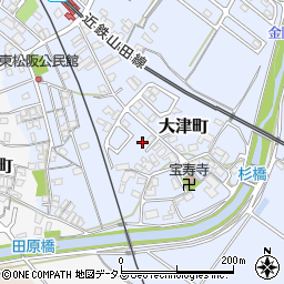 三重県松阪市大津町207周辺の地図