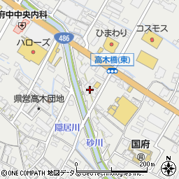 広島県府中市高木町511-2周辺の地図