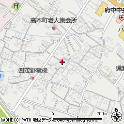 広島県府中市高木町1585周辺の地図