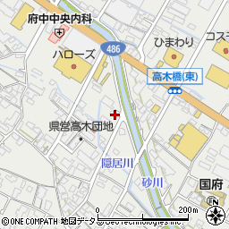 広島県府中市高木町498周辺の地図