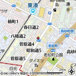 大阪府電器小売商業組合堺支部周辺の地図