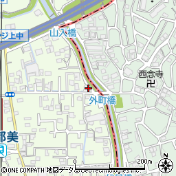 奈良県香芝市上中473周辺の地図