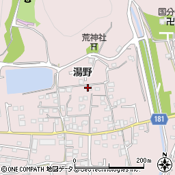 広島県福山市神辺町湯野1063周辺の地図