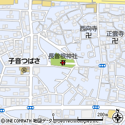 長曽根神社周辺の地図