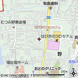 大阪府羽曳野市野276-12周辺の地図