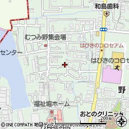 大阪府羽曳野市野276-25周辺の地図