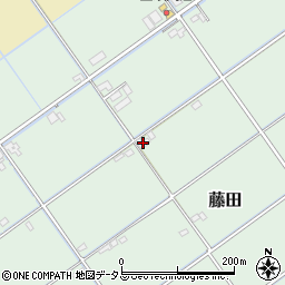 岡山県岡山市南区藤田166周辺の地図