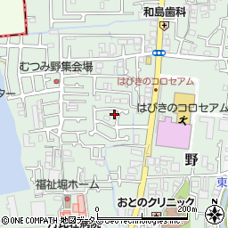 大阪府羽曳野市野276-46周辺の地図