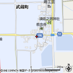 奈良県天理市武蔵町495周辺の地図