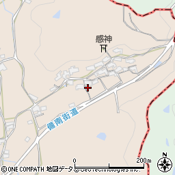 岡山県浅口市金光町上竹361周辺の地図