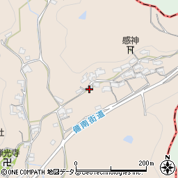 岡山県浅口市金光町上竹356周辺の地図