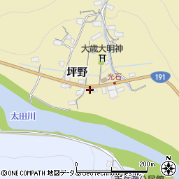 広島県山県郡安芸太田町坪野384周辺の地図