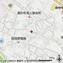 広島県府中市高木町1413-2周辺の地図