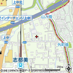 奈良県香芝市上中480周辺の地図