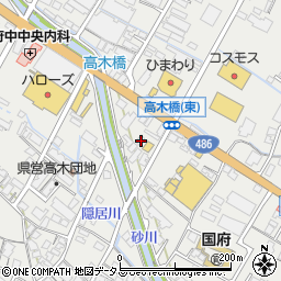 広島県府中市高木町510周辺の地図