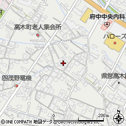 広島県府中市高木町1398周辺の地図