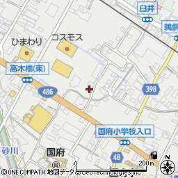 広島県府中市高木町117周辺の地図
