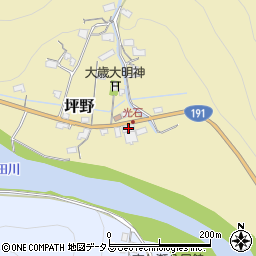 広島県山県郡安芸太田町坪野413-1周辺の地図