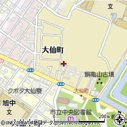 大阪府堺市堺区大仙町13-41周辺の地図