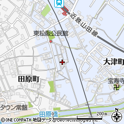 三重県松阪市大津町58-33周辺の地図