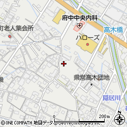 広島県府中市高木町432周辺の地図