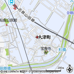 三重県松阪市大津町219周辺の地図