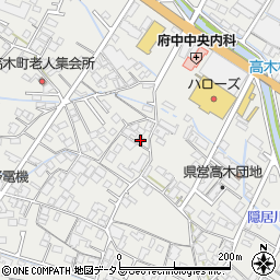 広島県府中市高木町1388周辺の地図