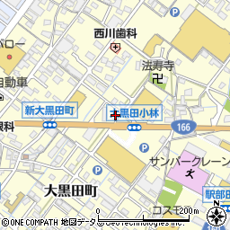 キグナスセルフ松阪ＳＳ周辺の地図